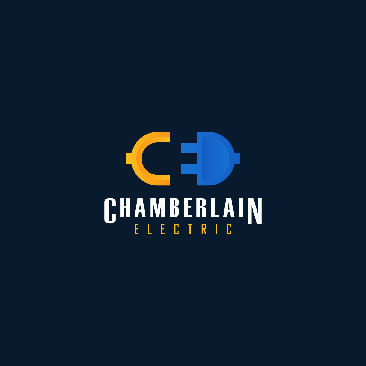 Chamberlain Electric interior lighting service logo in Durham