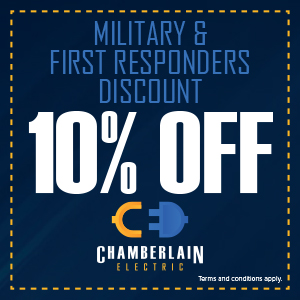 10% off for military and first responders